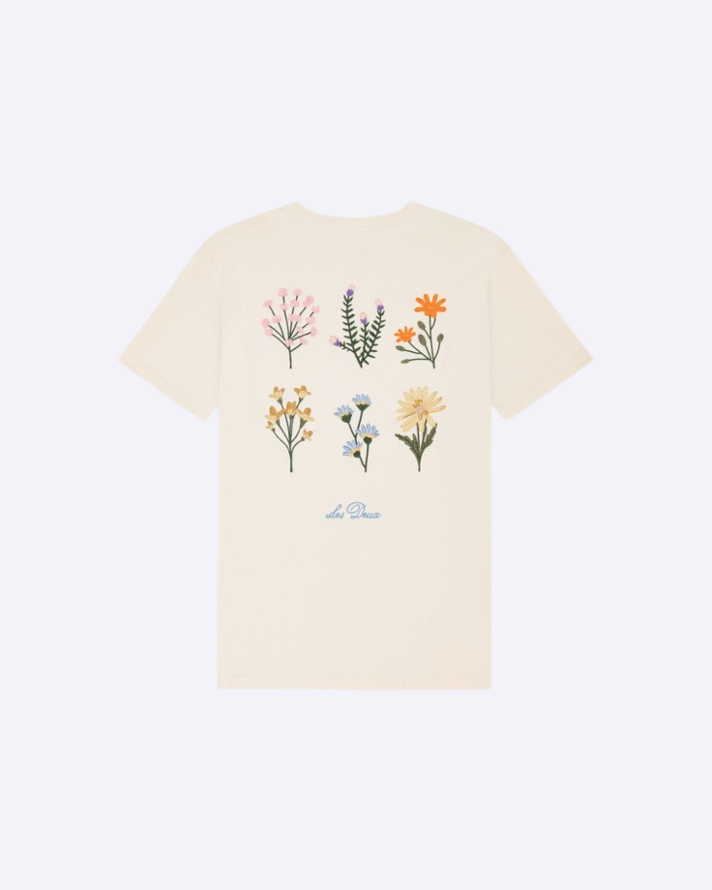 Wild Flower T-Shirt Eggnog White