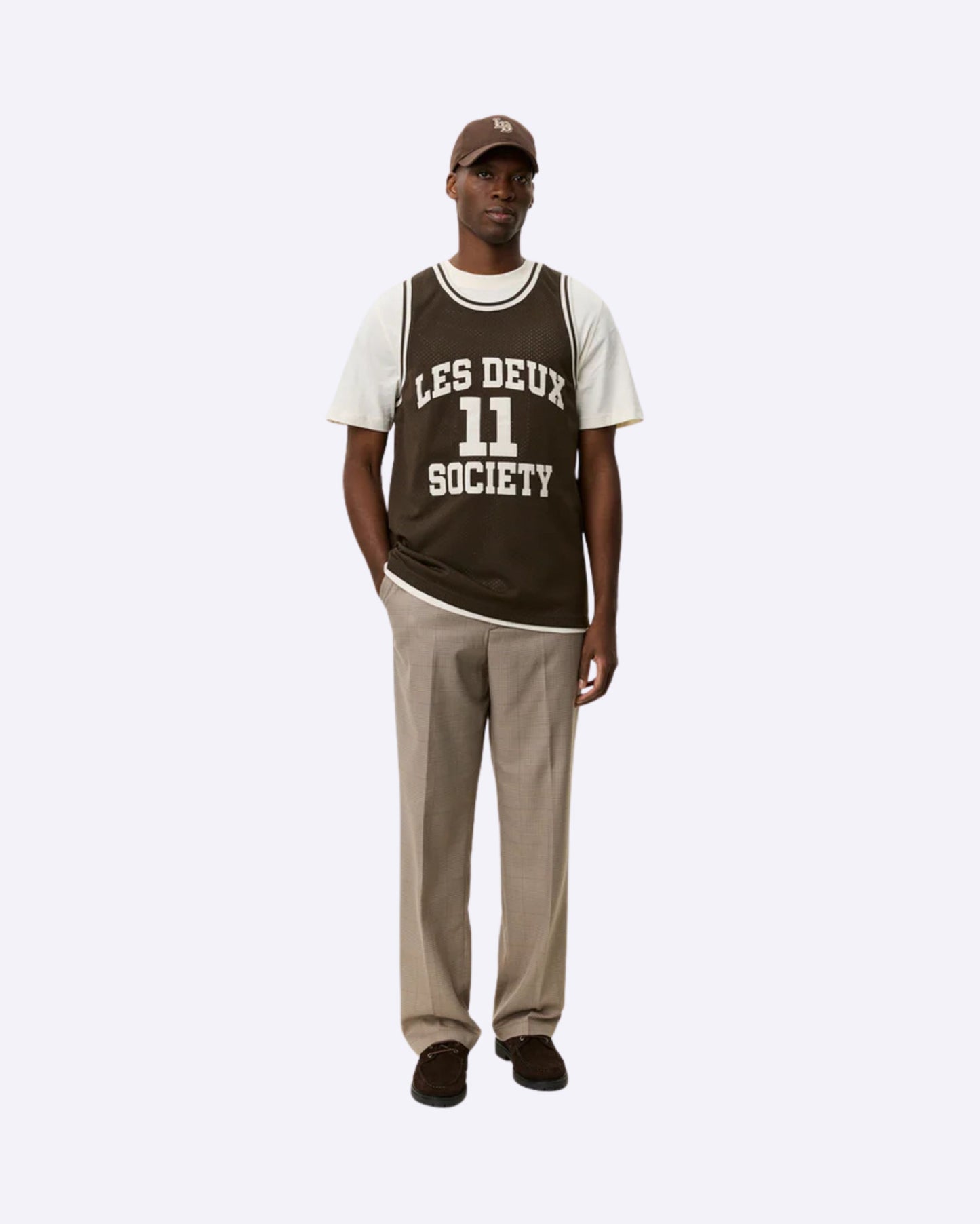 Silas Mesh Tank Top Turkish Coffee Brown