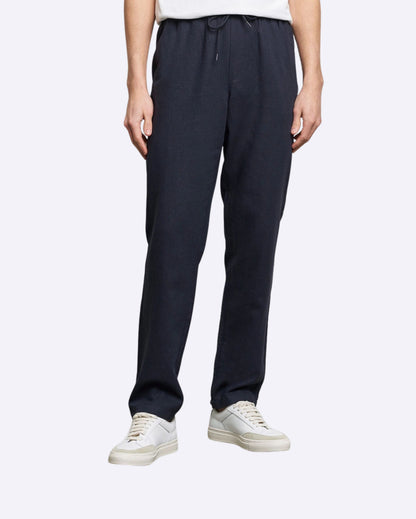 Patrick Linen Pants Dark Navy
