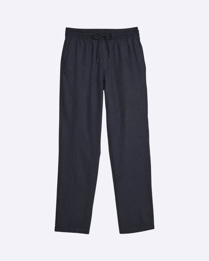 Patrick Linen Pants Dark Navy