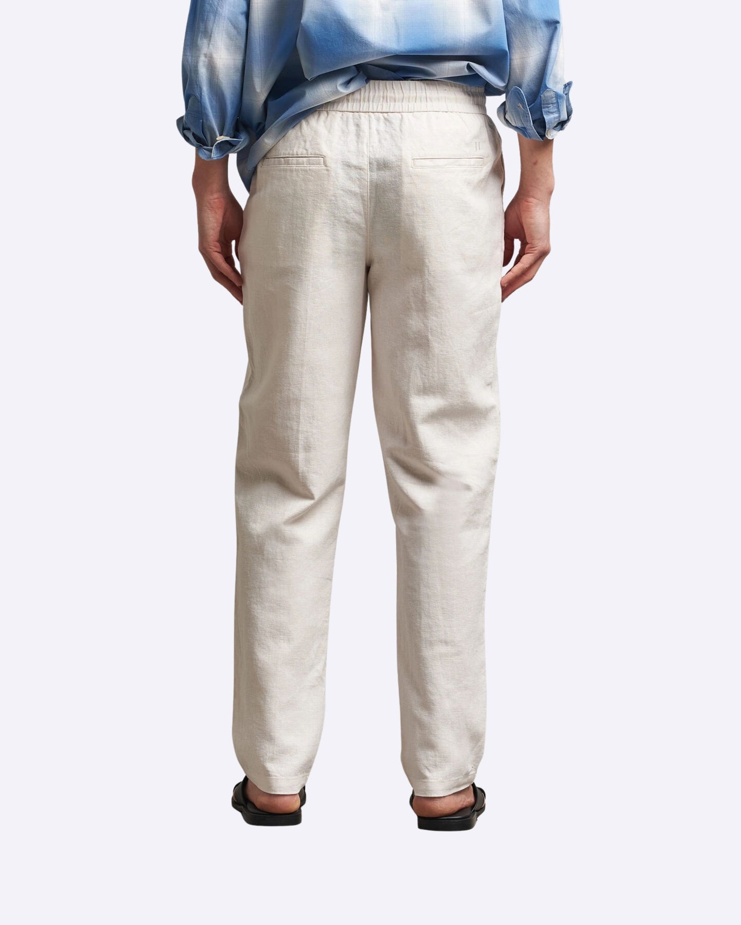 Patrick Linen Pants Eggnog White