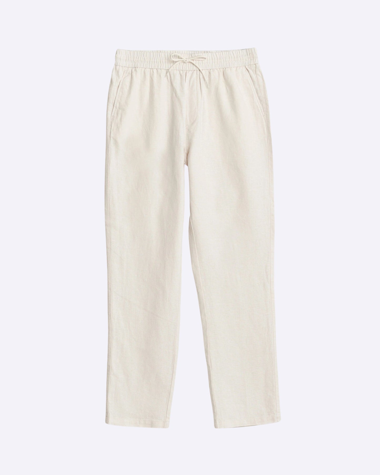 Patrick Linen Pants Eggnog White