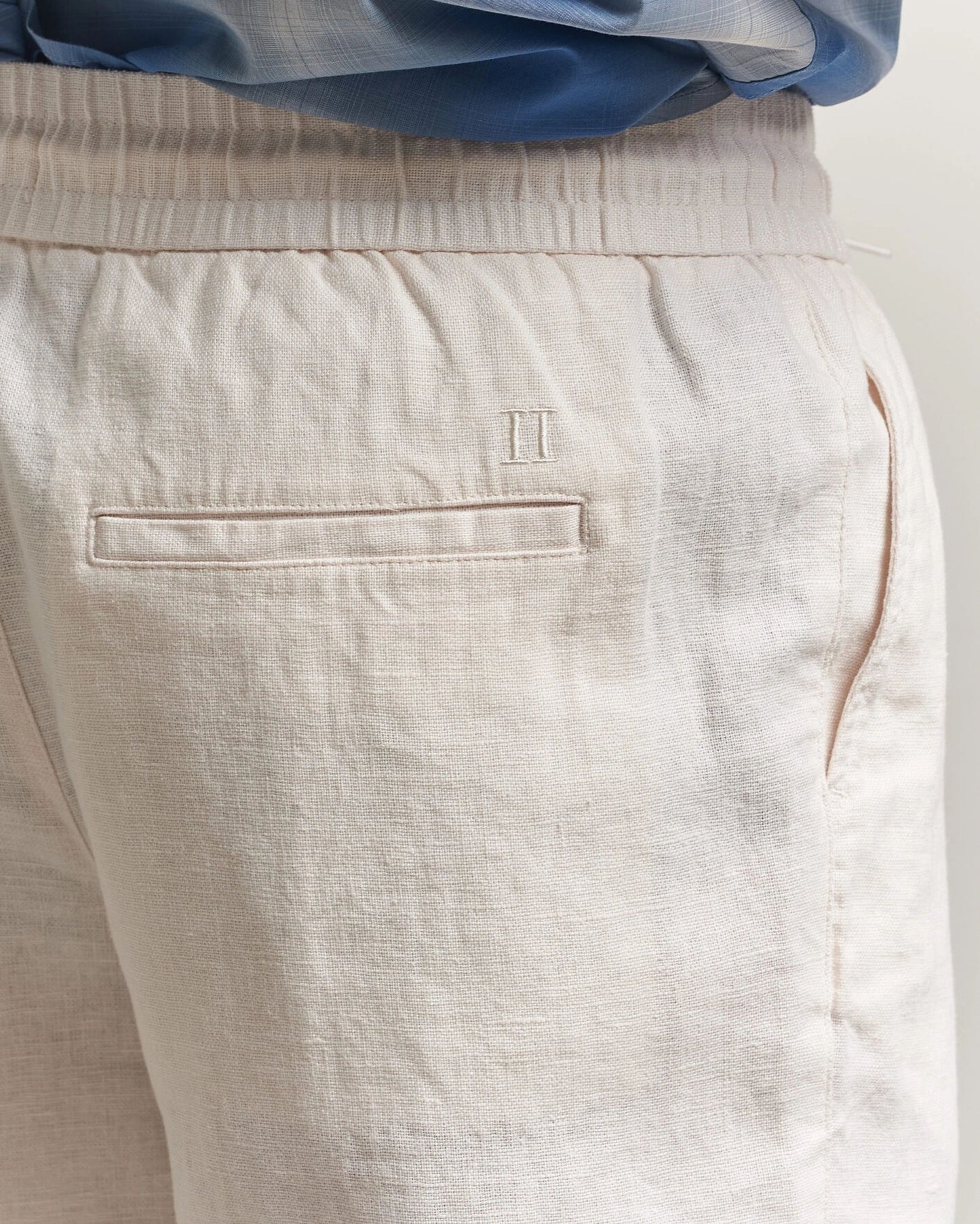 Patrick Linen Pants Eggnog White