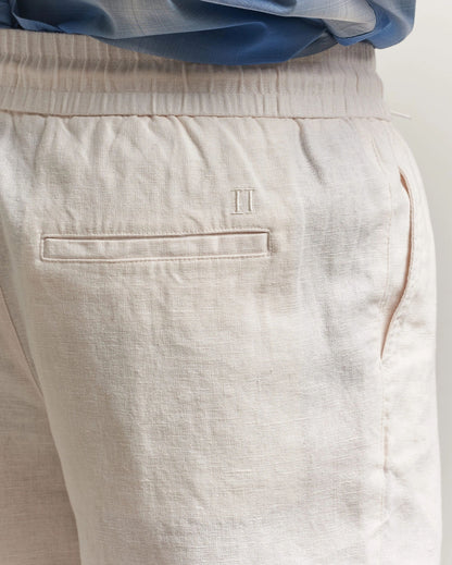 Patrick Linen Pants Eggnog White