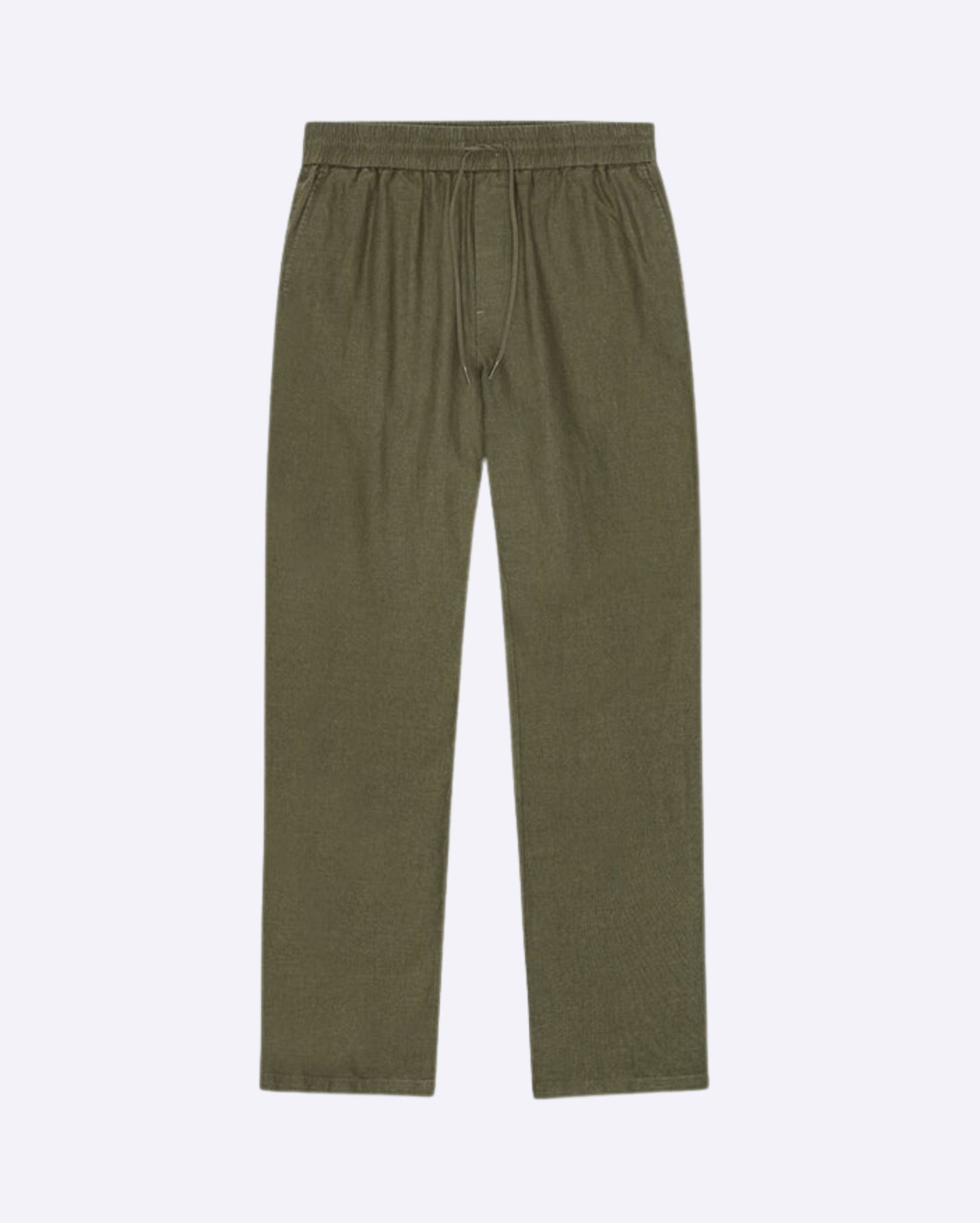 Patrick Linen Pants Olive Night