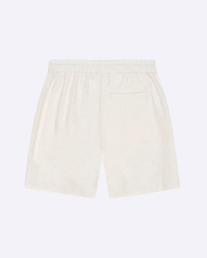 Otto Linen Shorts Eggnog White
