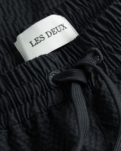 Stan Seersucker Swimshorts Dark Navy