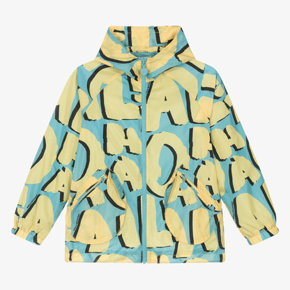 Chaqueta de nylon con estampado