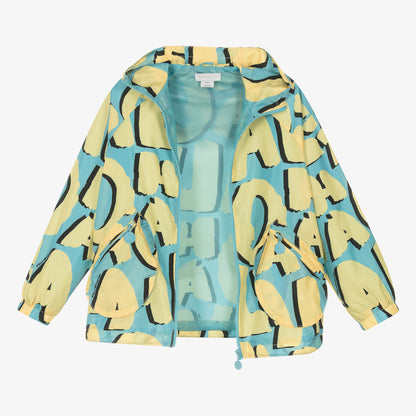 Chaqueta de nylon con estampado