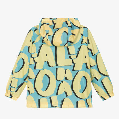 Chaqueta de nylon con estampado