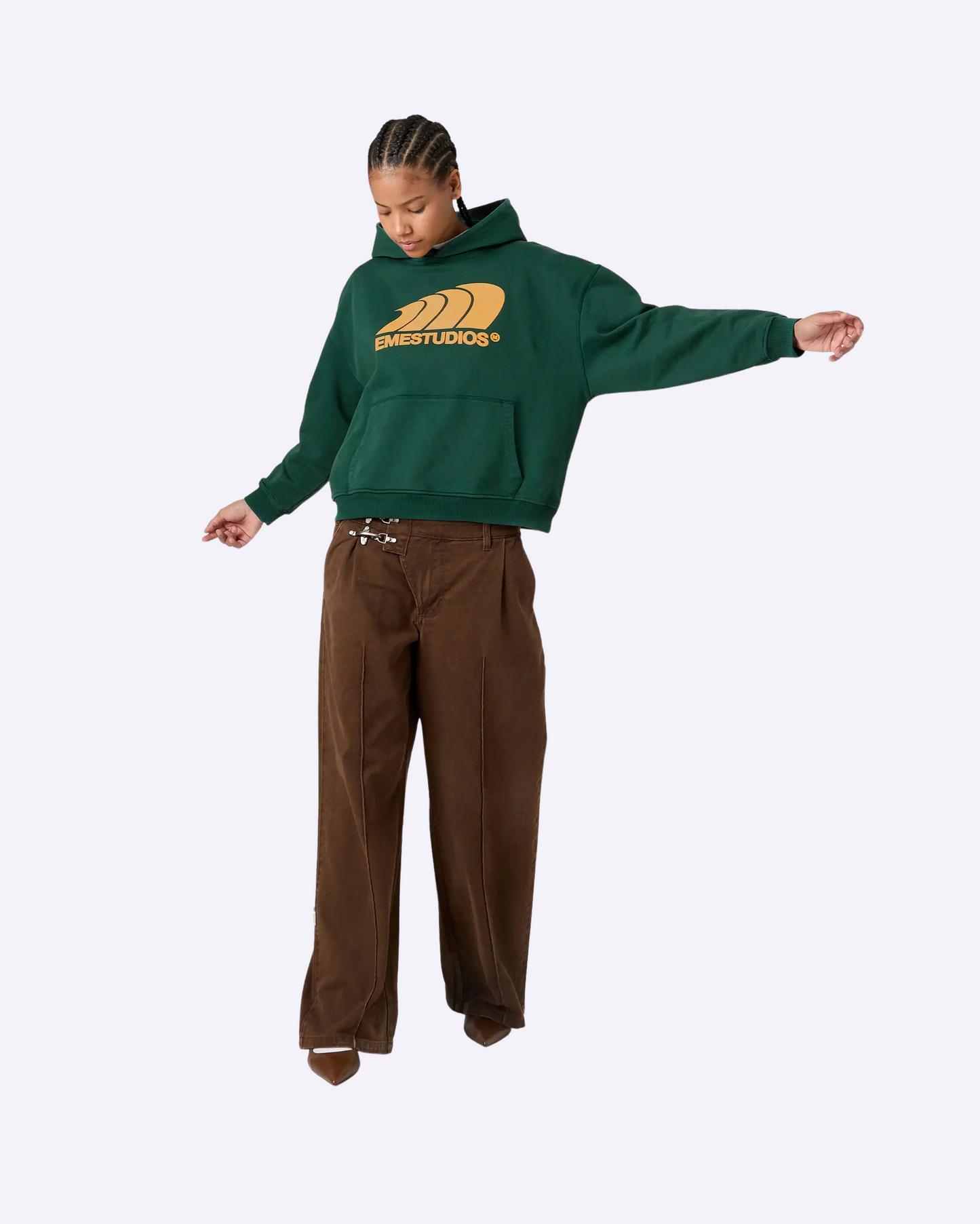 Wind Evergreen Oversized Hoodie