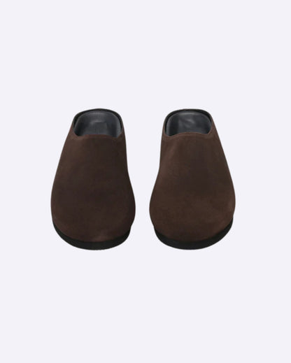 Wilmott Suede Sandal Slate Brown